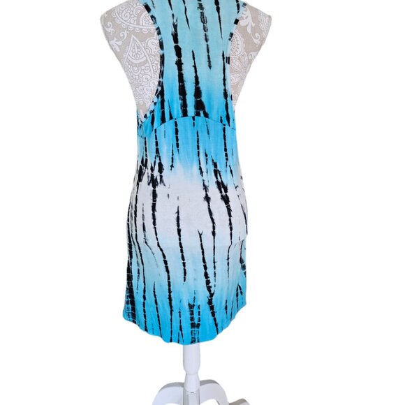 INGEAR -Women`s Tie Dye Racer Back Beach Cover up Dress SM - Picture 3 of 4